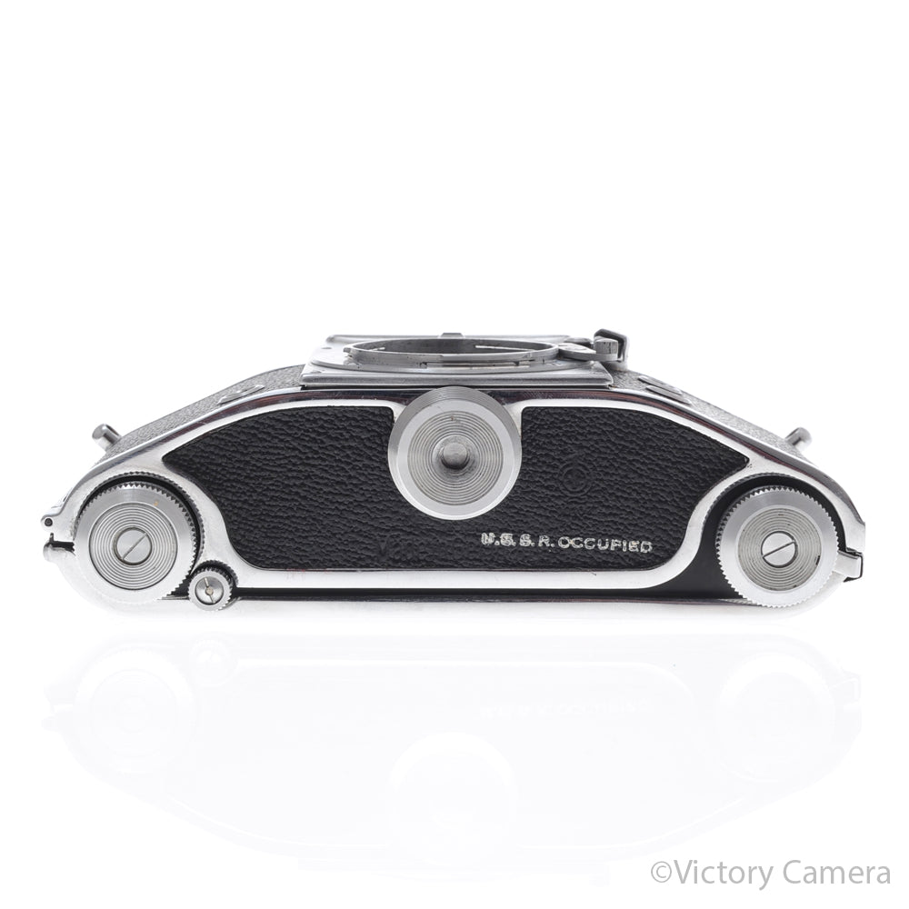 Ihagee Exakta VXIIa Chrome USSR 35mm Camera w/ Waist Level Finder [EXC+] image 4
