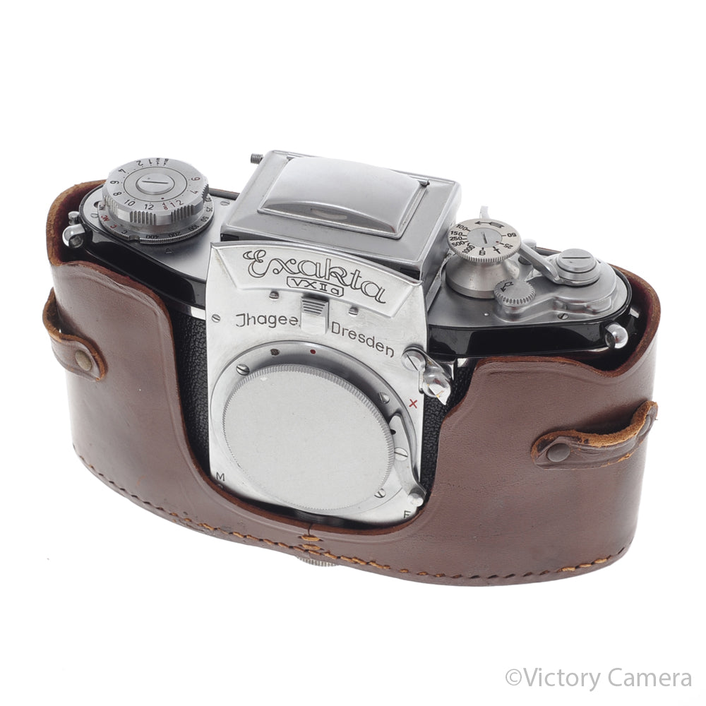 Ihagee Exakta VXIIa Chrome USSR 35mm Camera w/ Waist Level Finder [EXC+] image 5