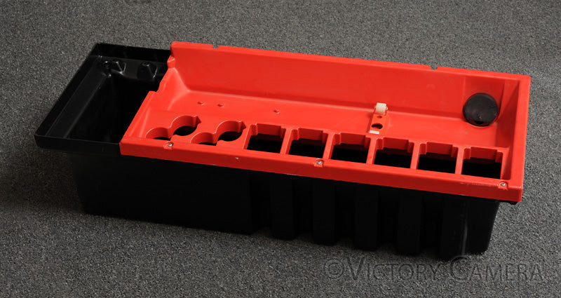 Jobo CPA 2 / CPP2 Film Processor Base / Tub w/ Red Cover + Rollers - Victory Camera