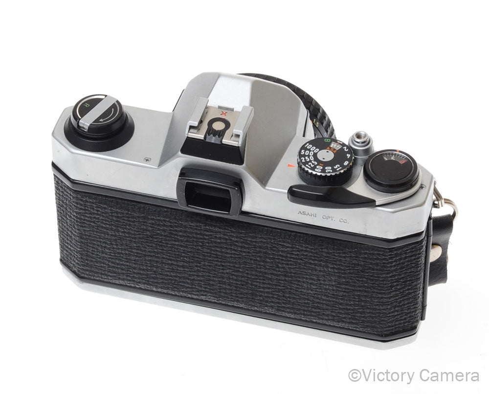 Pentax K1000 Chrome 35mm Film Camera w/ 50mm f2 Lens [EXC+] image 3
