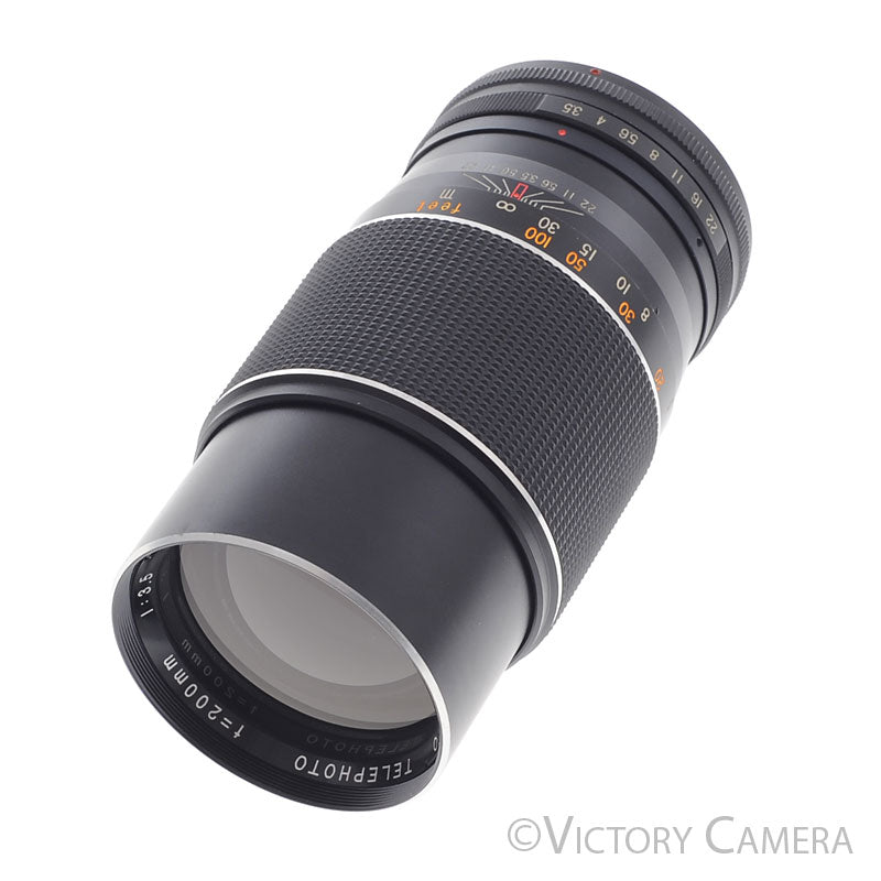 Kaligar 200mm f3.5 Telephoto Prime Lens for Canon FD [EXC] - Victory Camera