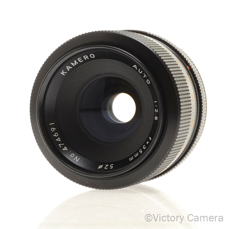 Kamero Auto 35mm f2.8 Wide Angle Prime Manual Focus Lens for Minolta [EXC+] - Victory Camera
