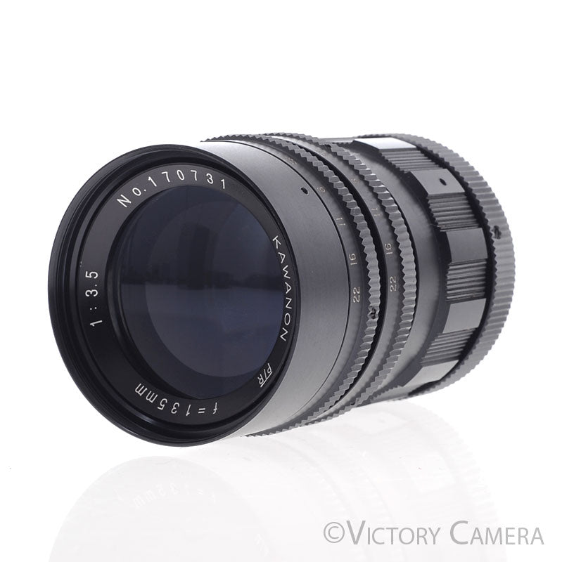 Kawanon 135mm f3.5 Telephoto Lens for Pentax M42 [EXC] - Victory Camera
