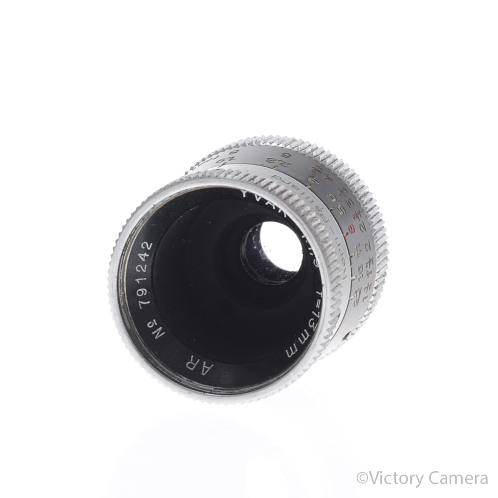 Kern-Paillard YVAR 13mm f1.9 AR D Mount 8mm Cine Lens [EXC] image 2