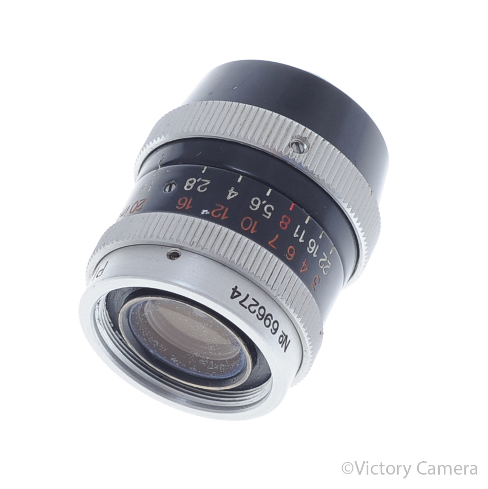 Kern-Paillard 5.5mm f1.9 AR Pizar D Mount Bolex Cine Wide Lens [GOOD] image 1