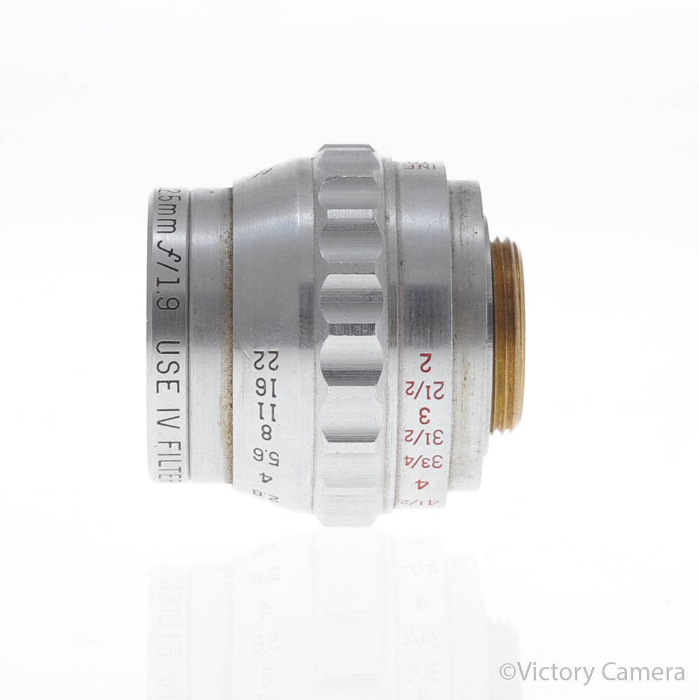 Keystone-Bausch & Lomb 12.5mm f1.9 D Mount Cine Lens [EXC+] image 3