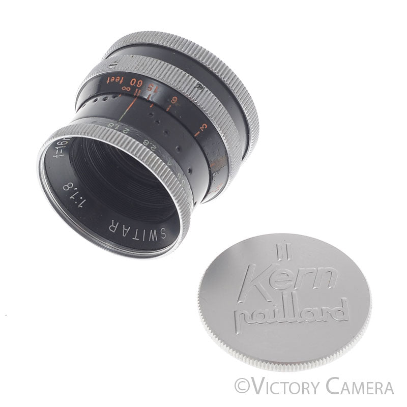 Kern-Paillard SWITAR Bolex 16mm f1.8 Bolex C Mount Cine Lens [EXC-] image 5