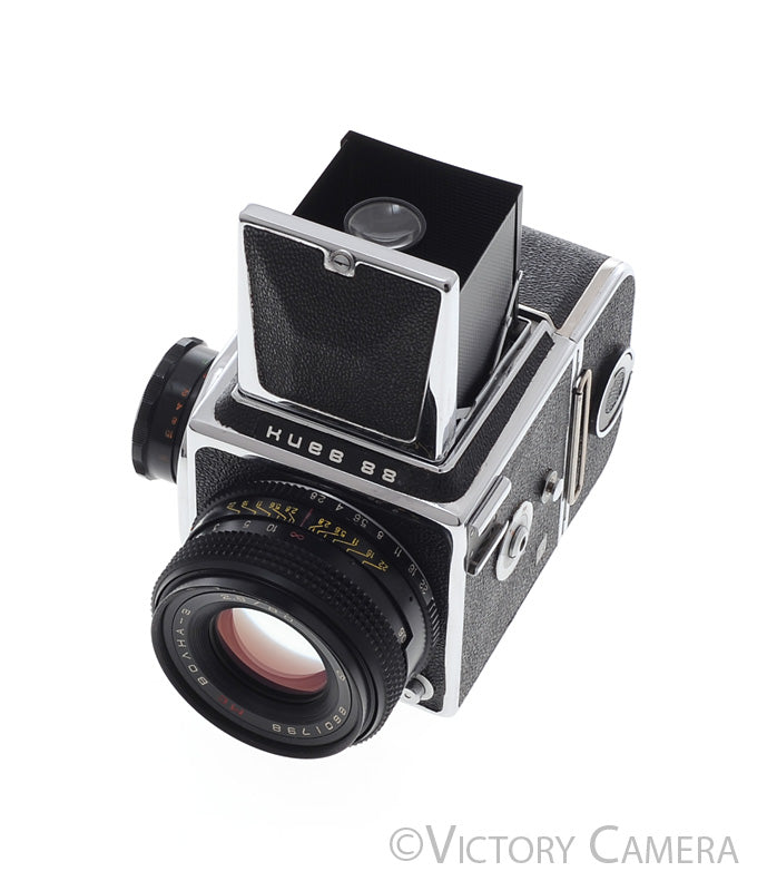 Kiev 88 Medium Format 6x6 SLR MC Volna-3 80mm f2.8 Lens 120 Back WLF [EXC] - Victory Camera