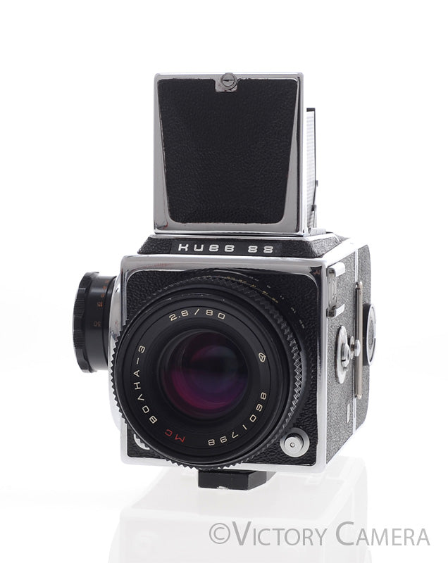 Kiev 88 Medium Format 6x6 SLR MC Volna-3 80mm f2.8 Lens 120 Back WLF [