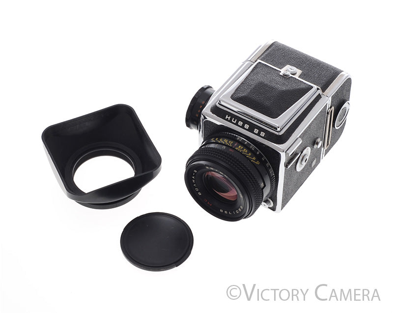 Kiev 88 Medium Format 6x6 SLR MC Volna-3 80mm f2.8 Lens 120 Back WLF [