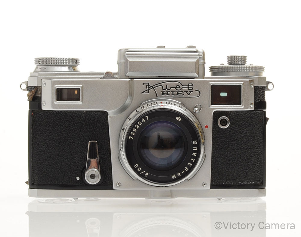 Kiev 4 Soviet 35mm Rangefinder Camera w/ 50mm f2 Lens [EXC-] - Victory Camera