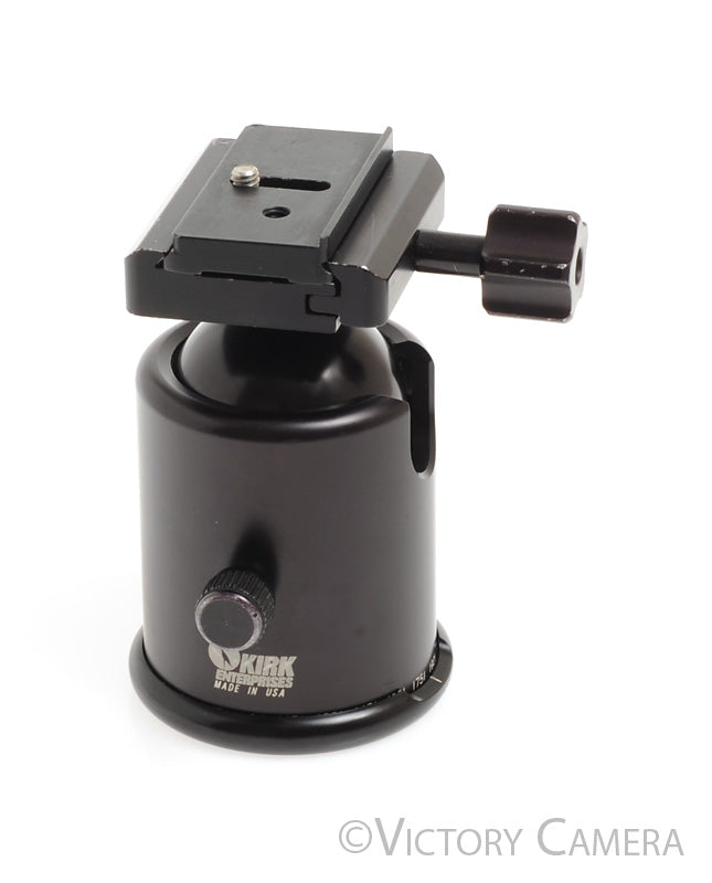 Kirk Enterprises BH-1 Heavy Duty Ball Head w/ QR Plate - Victory Camera