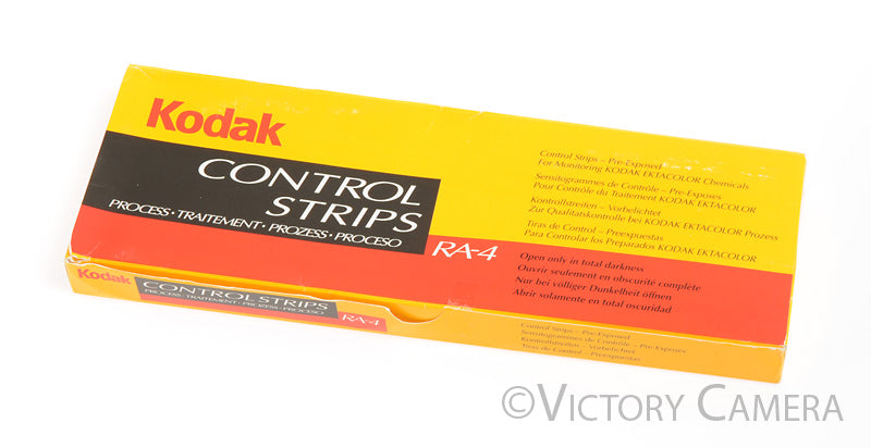Kodak RA-4 Ektacolor RA Processing Control Strips, 3.5x12" 50 Strips -Unopened- [Good] - Victory Camera