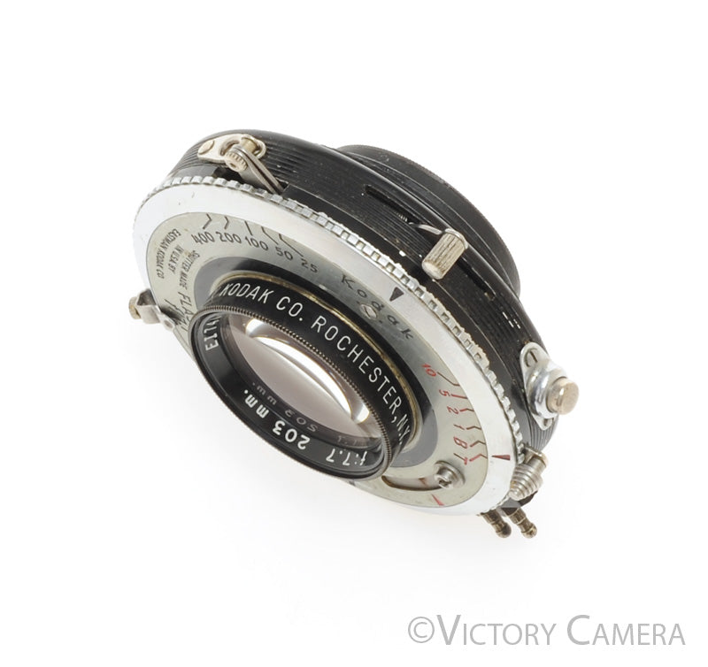 Kodak Ektar 203mm f7.7 Large Format 4x5 Lens Kodak #0 Shutter [EXC] - Victory Camera