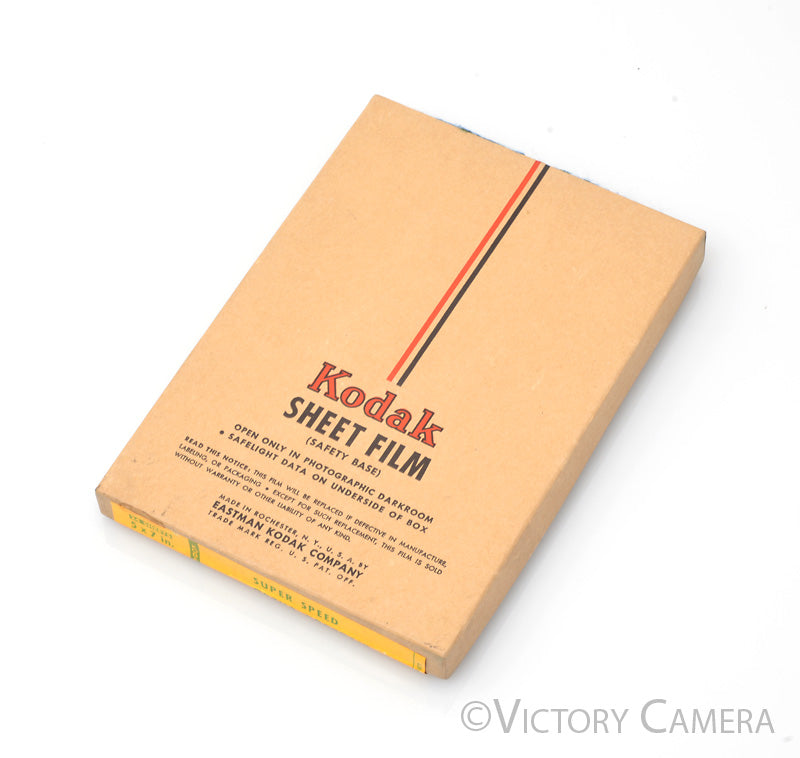 Kodak 5x7 Large Format Ortho Portrait Sheet Film, Unopened -Exp. 1947- [AS-IS] - Victory Camera