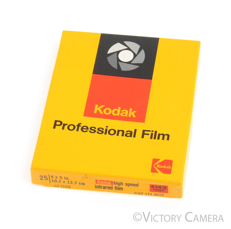 Kodak High Speed Infrared 4143 4x5 Large Format Film (25 Sheets) -Cold Stored- [Good] - Victory Camera