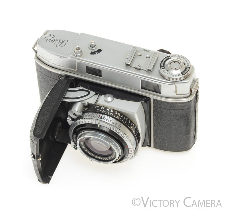 Kodak Retina IIc Rangefinder Folder Camera with Xenon C 50mm f2.8 Lens [BAR] - Victory Camera