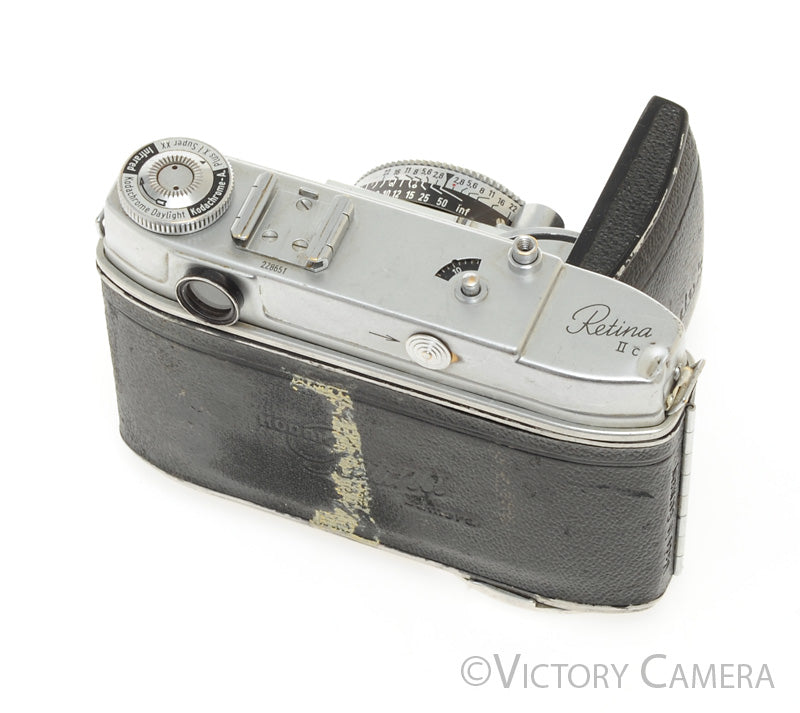 Kodak Retina IIc Rangefinder Folder Camera with Xenon C 50mm f2.8 Lens [BAR] - Victory Camera