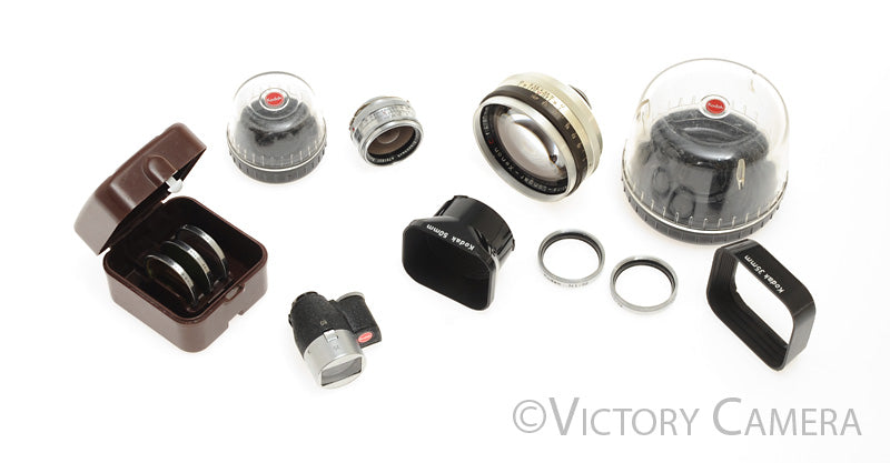 Kodak Retina IIIC Rangefinder Kit w/ 80mm and 35mm Lens [EXC] - Victory Camera