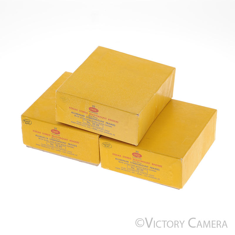 Lot of 3 Kodak Stereomount Readymount Binders [EXC] - Victory Camera