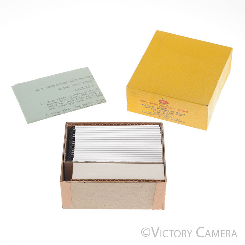 Lot of 3 Kodak Stereomount Readymount Binders [EXC] - Victory Camera