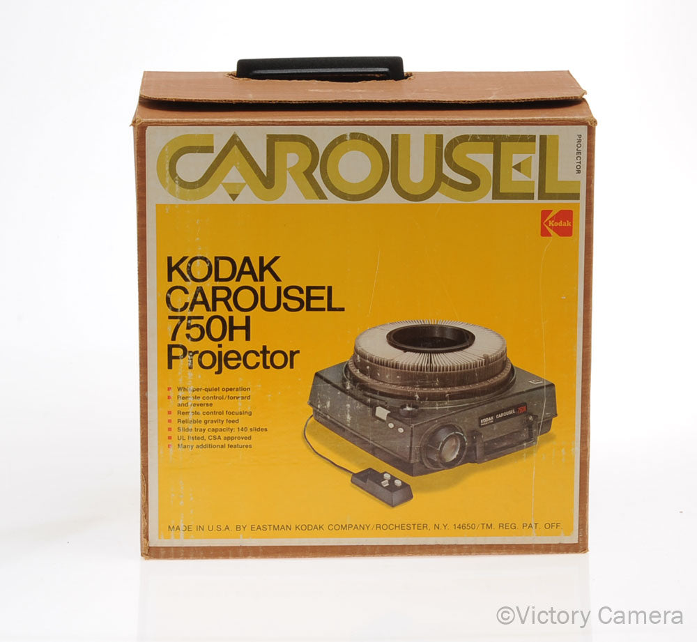 Kodak Carousel 750H Slide Projector w/ Original Box [EXC] - Victory Camera