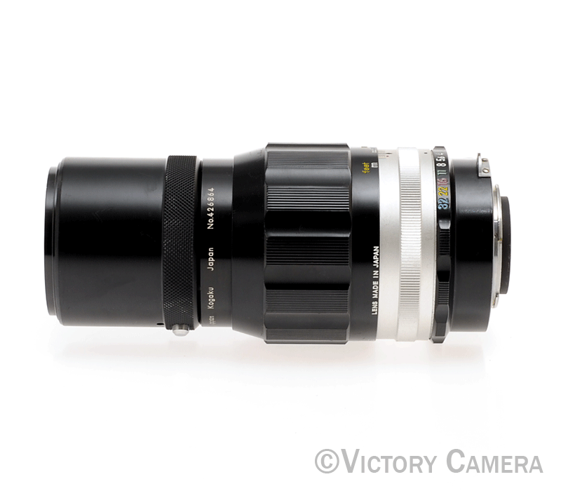 Nikon Nikkor-Q Auto 200mm f4 Photomic Non-AI Telephoto Prime Lens [EXC] - Victory Camera