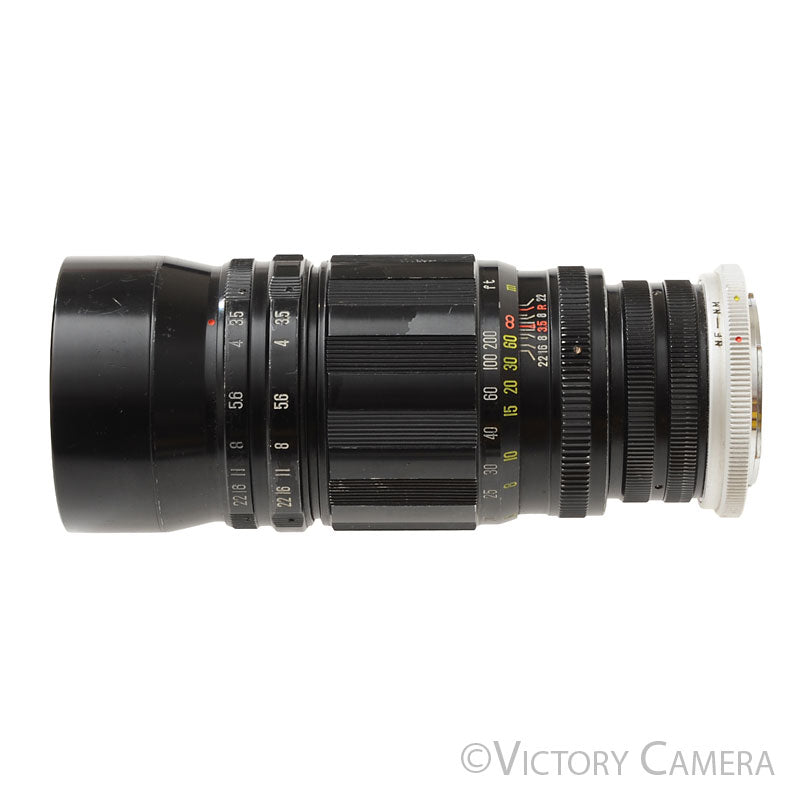 Komura Sankyo Kohki 200mm f3.5 Telephoto Prime Lens for Nikon Non-AI [EXC] - Victory Camera