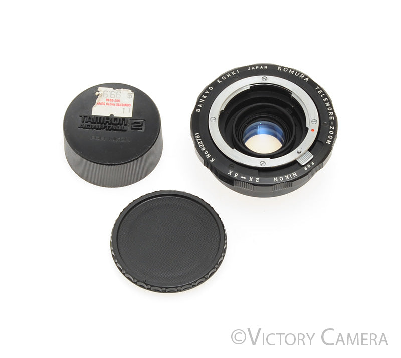 Sankyo Kohi Komura Telemore-Zoom 2x-3x Teleconverter for Nikon -Cool-  [EXC+] - Victory Camera