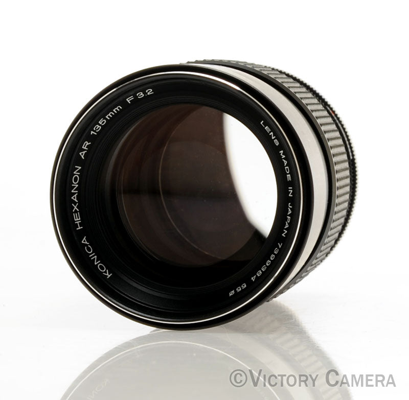 Konica Hexanon AR 135mm f3.2 Telephoto Prime Lens [EXC] - Victory Camera