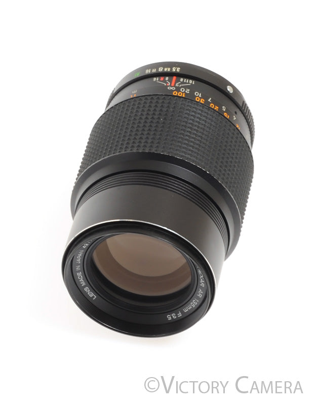 Konica Hexanon AR 135mm f3.5 Manual Focus Lens w/ Case [BAR] - Victory Camera
