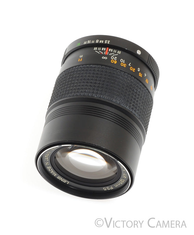 Konica Hexanon AR 135mm f3.5 Manual Focus Lens w/ Case [EXC+] - Victory Camera