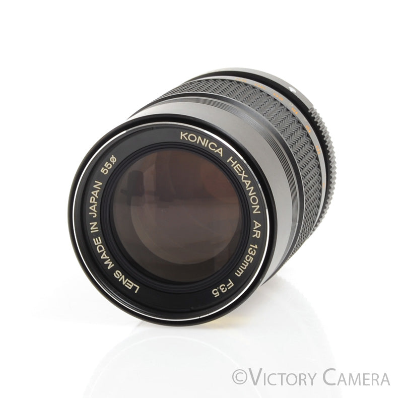 Konica Hexanon AR 135mm f3.5 Manual Focus Lens w/ Case [EXC+] - Victory Camera