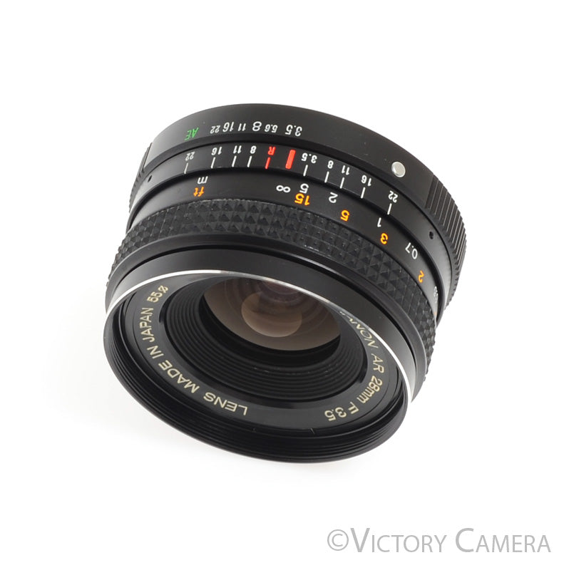 Konica Hexar AR 28mm f3.5 Manual Focus Wide Angle Prime Lens  [MINT-] - Victory Camera