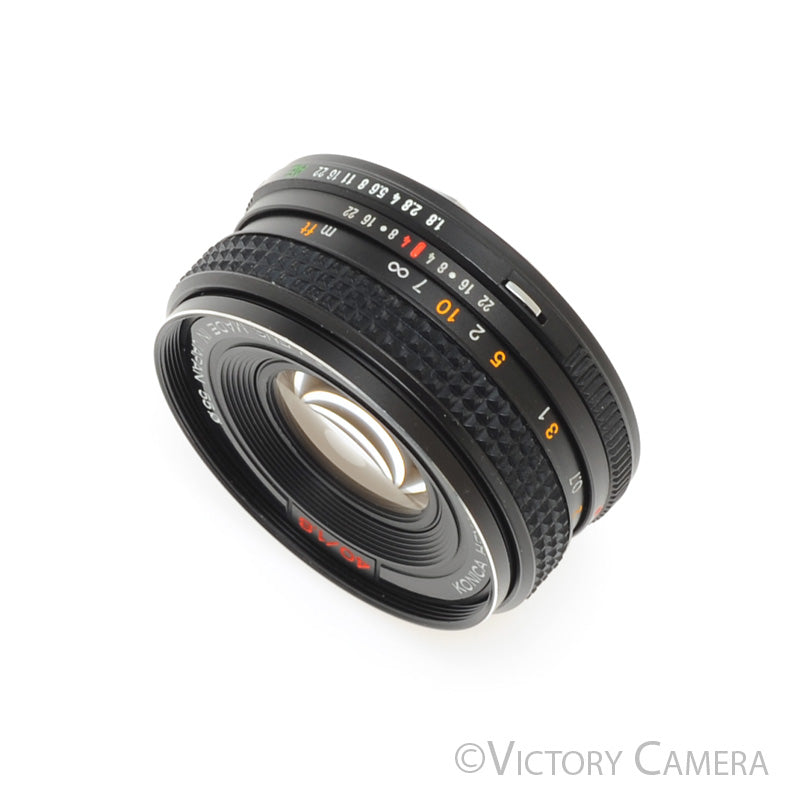Konica Hexanon AR 40mm f1.8 Manual Focus Prime Lens AR Mount [EXC] - Victory Camera