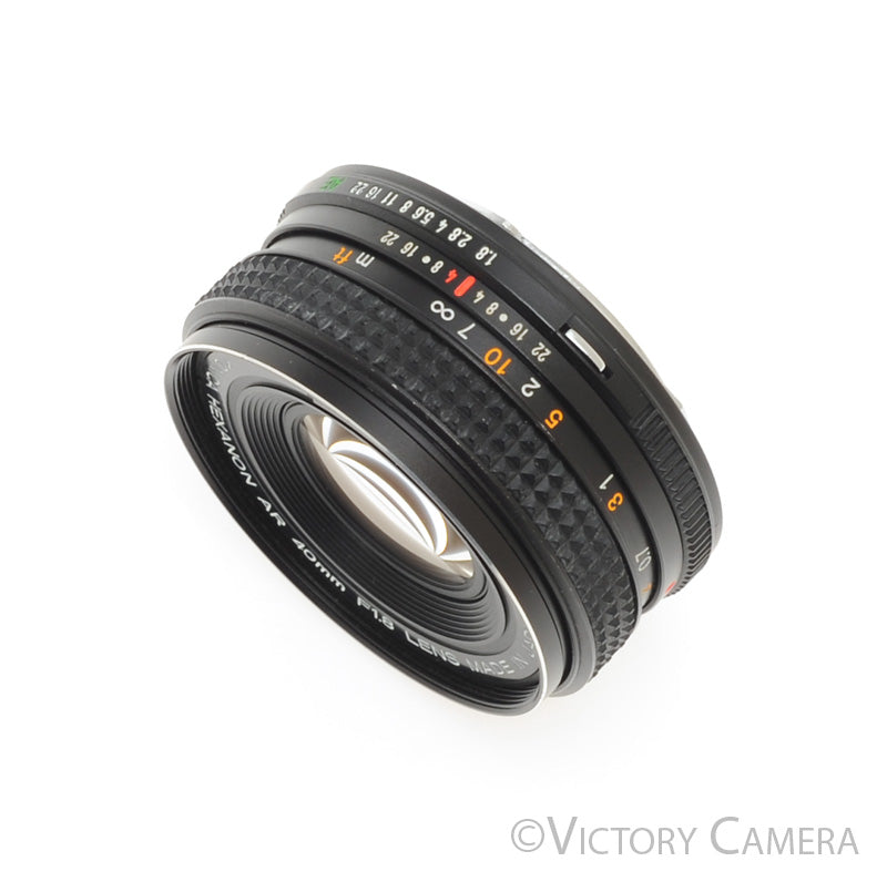 Konica Hexanon AR 40mm f1.8 Manual Focus Prime Lens AR Mount [EXC+] - Victory Camera