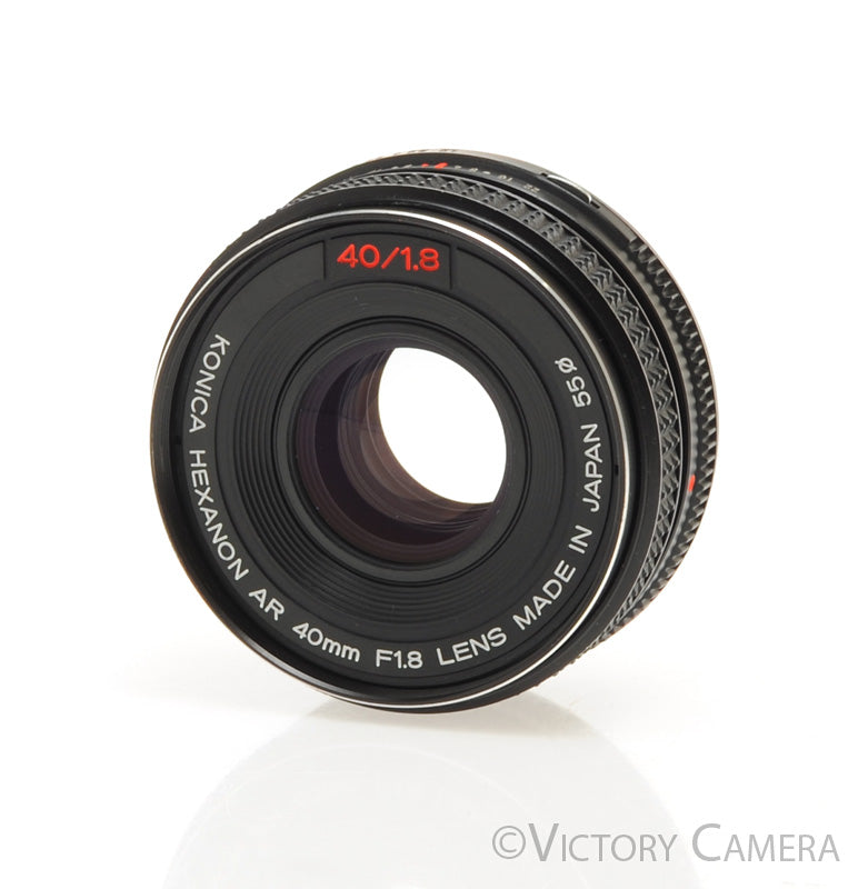 Konica Hexanon AR 40mm f1.8 Manual Focus Prime Lens AR Mount [EXC+] - Victory Camera