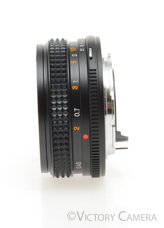 Konica Hexanon AR 40mm f1.8 Pancake Prime Lens AR Mount [MINT-] - Victory Camera