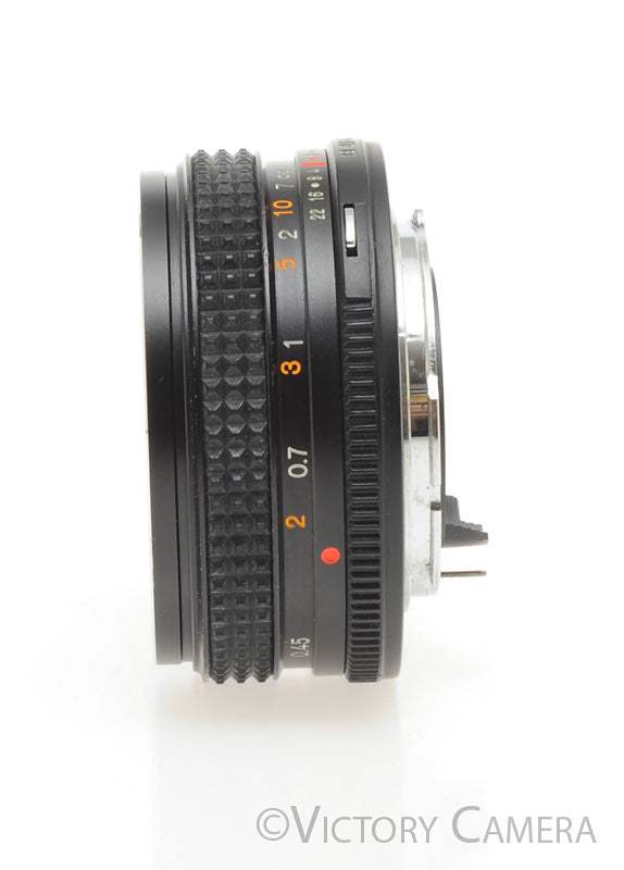 Konica Hexanon AR 40mm f1.8 Manual Focus Prime Lens AR Mount [EXC+] - Victory Camera