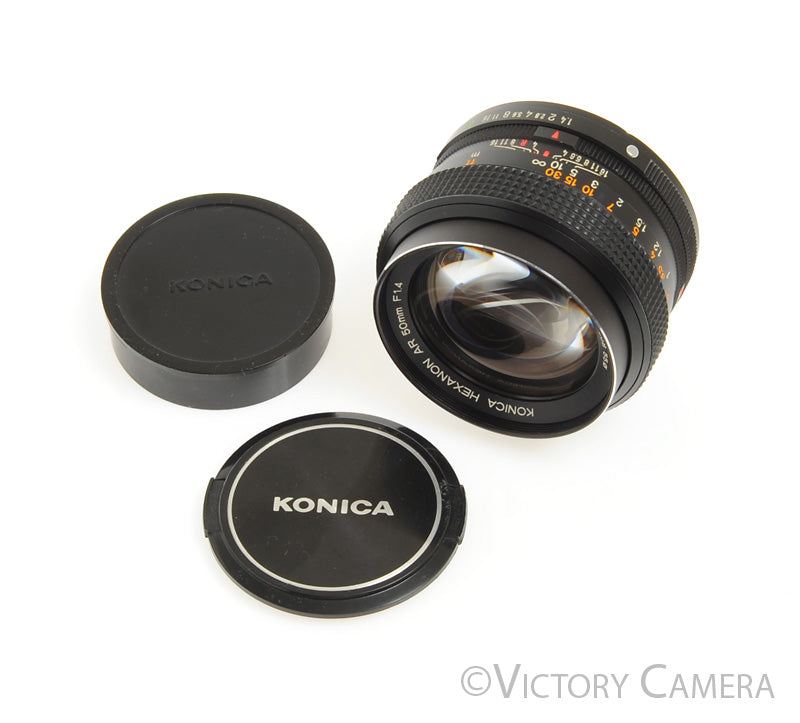 【C6558】Konica HEXANON AR 50mm f/1.4 レンズ Konica Hexanon AR 50mm F/1.4 Type 2 | LENS-DB.COM