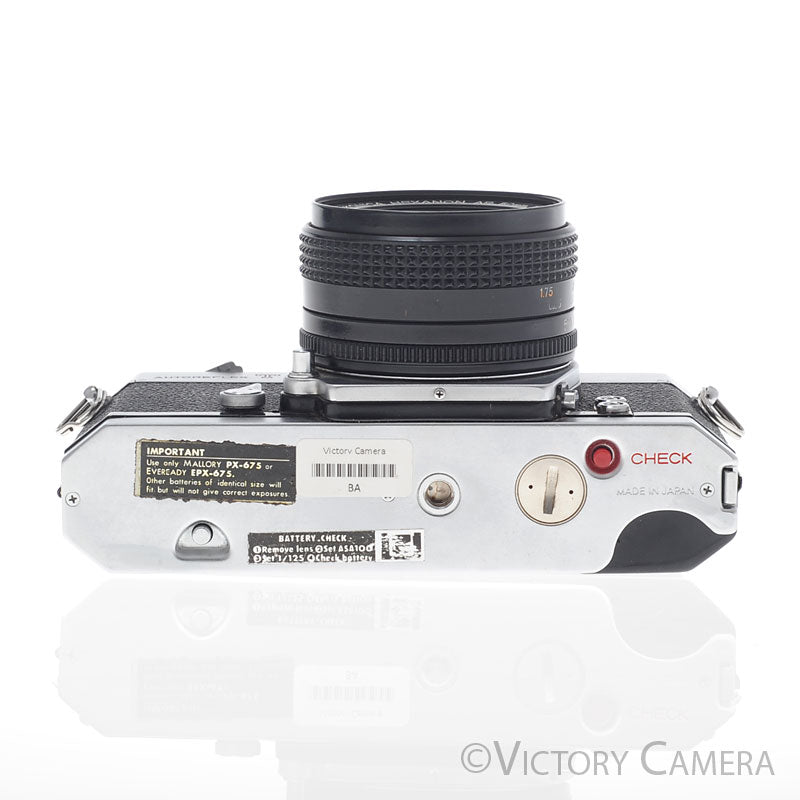 Konica Autoreflex "T" 35mm SLR Camera w/ 50mm f1.8 Prime Lens [EXC-] image 5