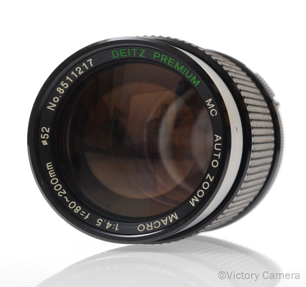 Deitz MC Auto Zoom Macro 80-200mm f4.5 Lens for Konica AR Mount [EXC] image 2
