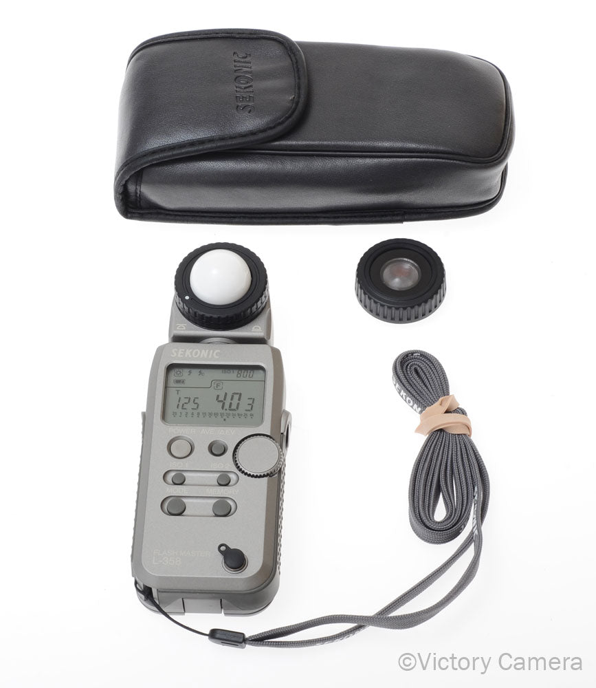 Sekonic L-358 Flash Master Ambient Light Meter Flash Meter [MINT] image 3