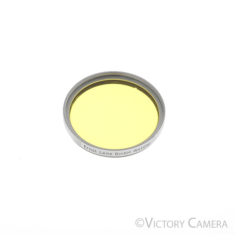 Leica Leitz Chrome E39 39mm Yellow Filter for Black & White [EXC+] - Victory Camera
