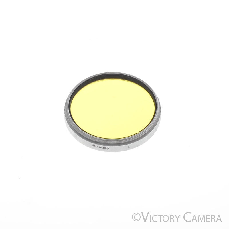 Leica Leitz Chrome E39 39mm Yellow Filter for Black & White [EXC+] - Victory Camera