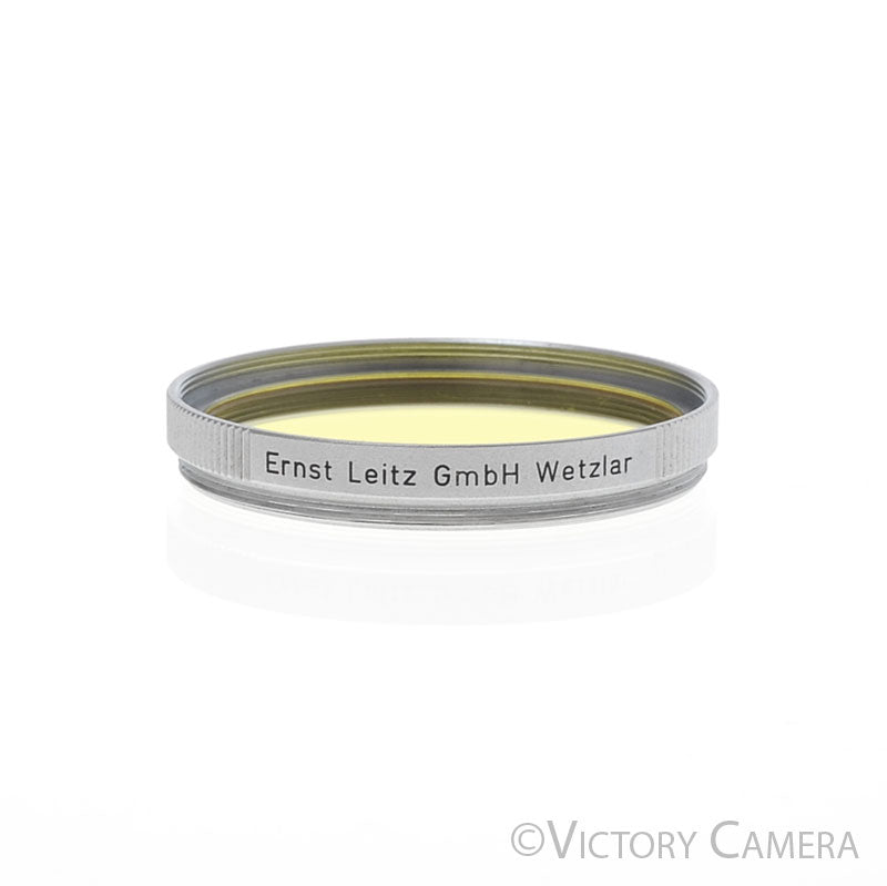Leica Leitz Chrome E39 39mm Yellow Filter for Black & White [EXC+] - Victory Camera