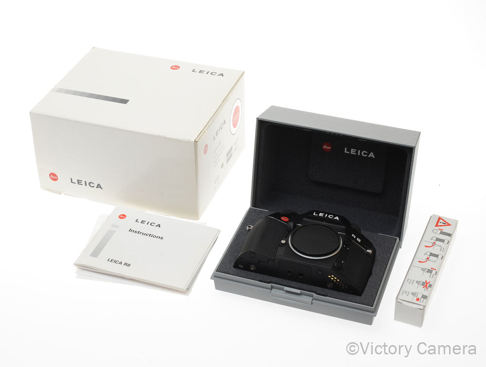 Leica R8 Black Film Camera [MINT-] - Victory Camera