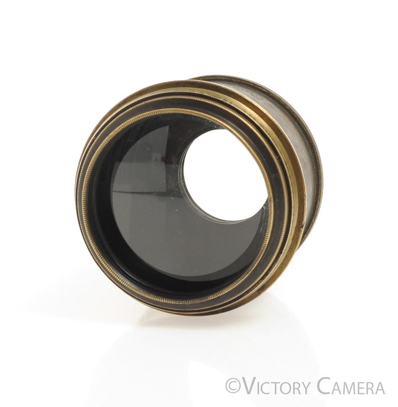 Lancaster and Son&#39;s 10&quot; 4x5 View Camera Meniscus Brass Lens [EXC+] - Victory Camera