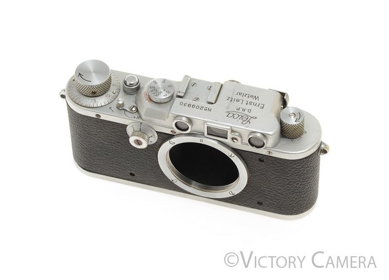 Leica IIIa 35mm Rangefinder Camera Body w/ Leather Half Case [EXC] - Victory Camera