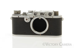 Leica IIIa 35mm Rangefinder Camera Body w/ Leather Half Case [EXC]